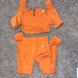 Gymshark orange set